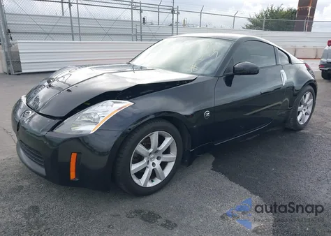 2004 Nissan 350Z Enthusiast из США, поврежденный, VIN JN1AZ34EX4T050896